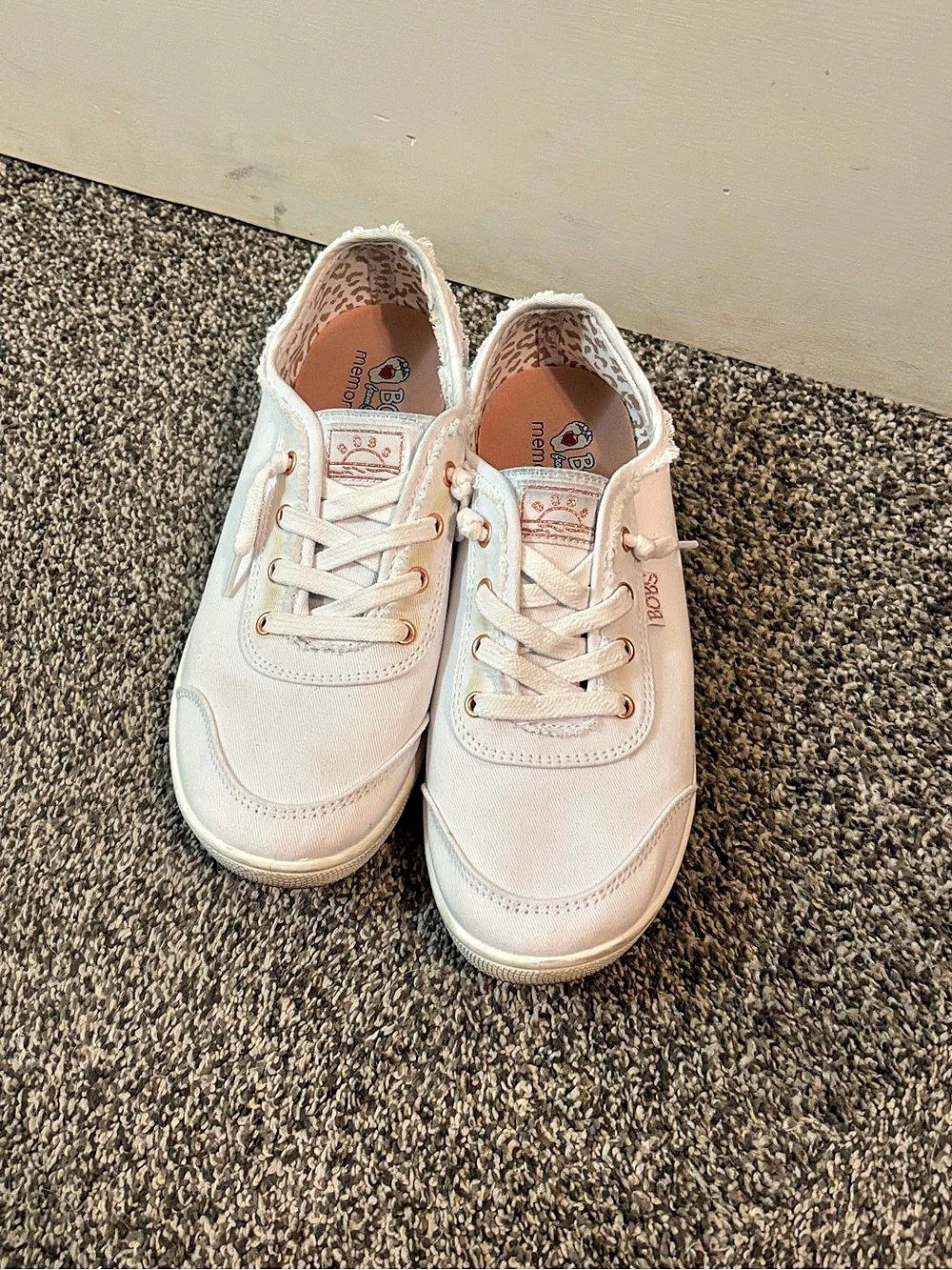 BOBS White Casual Sneakers